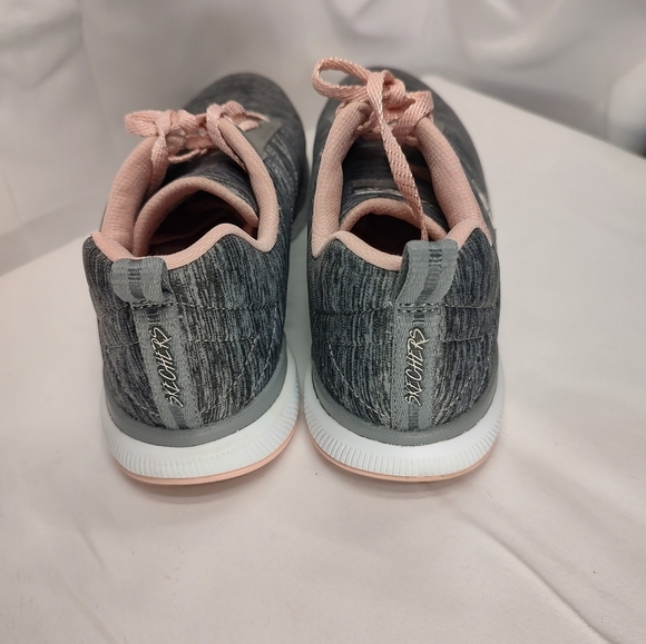 SKECHERS Flex Appeal 3.0 Women’s Size 7 Gray Light Weight Walking Shoes 13067 - Picture 4 of 6